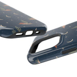 Desert Moon MagSafe Phone Case, glossy square triple-camera Pro model, port openings and edge details
