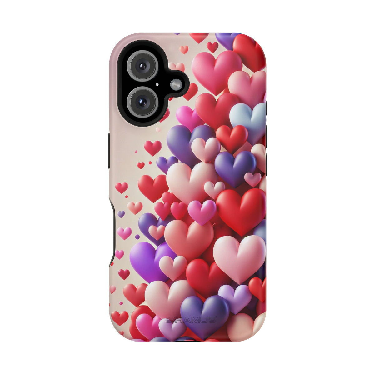 Love Hearts MagSafe iPhone Case — Magnetic, Impact-Resistant