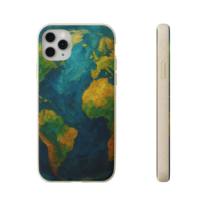 Biodegradable Phone Case — Earth Illustration Eco-Friendly Case  Shamo's iPhone 11 Pro Max