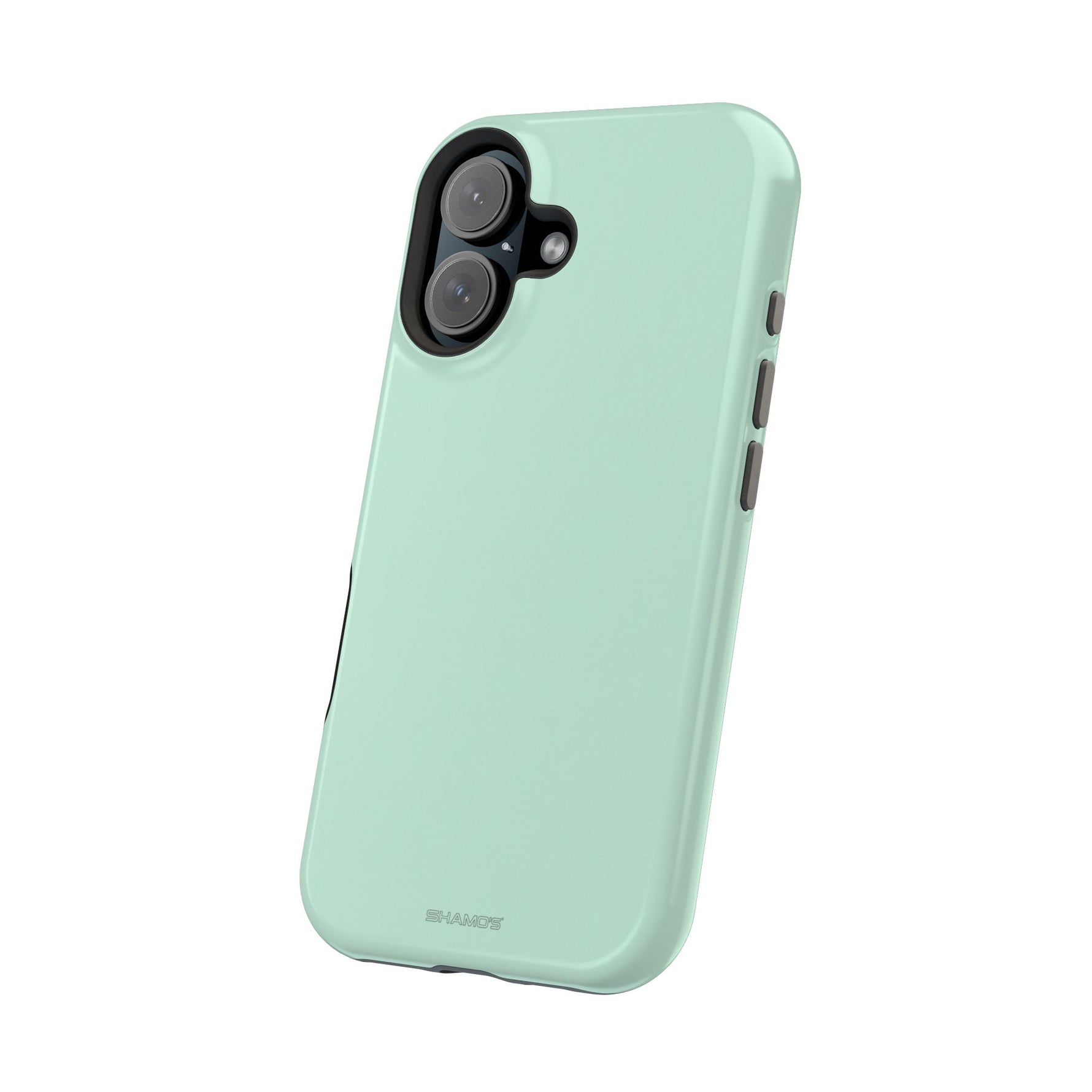Frosted Mint MagSafe Compatible Impact-Resistant iPhone Case