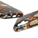 Vintage Books & Graduation Caps MagSafe Phone Case, Impact-Resistant Graduation Gift - iPhone 17 / Glossy - Shamo's