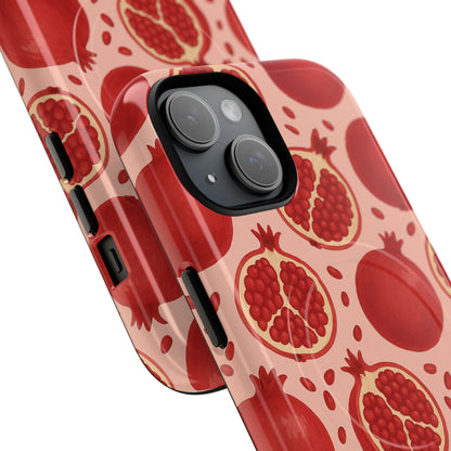 Pomegranate Fruit Tough iPhone Case | MagSafe Compatible