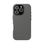 Charcoal Ink Black Solid Color Impact-Resistant iPhone Case | Slim Shockproof Magsafe-Compatible