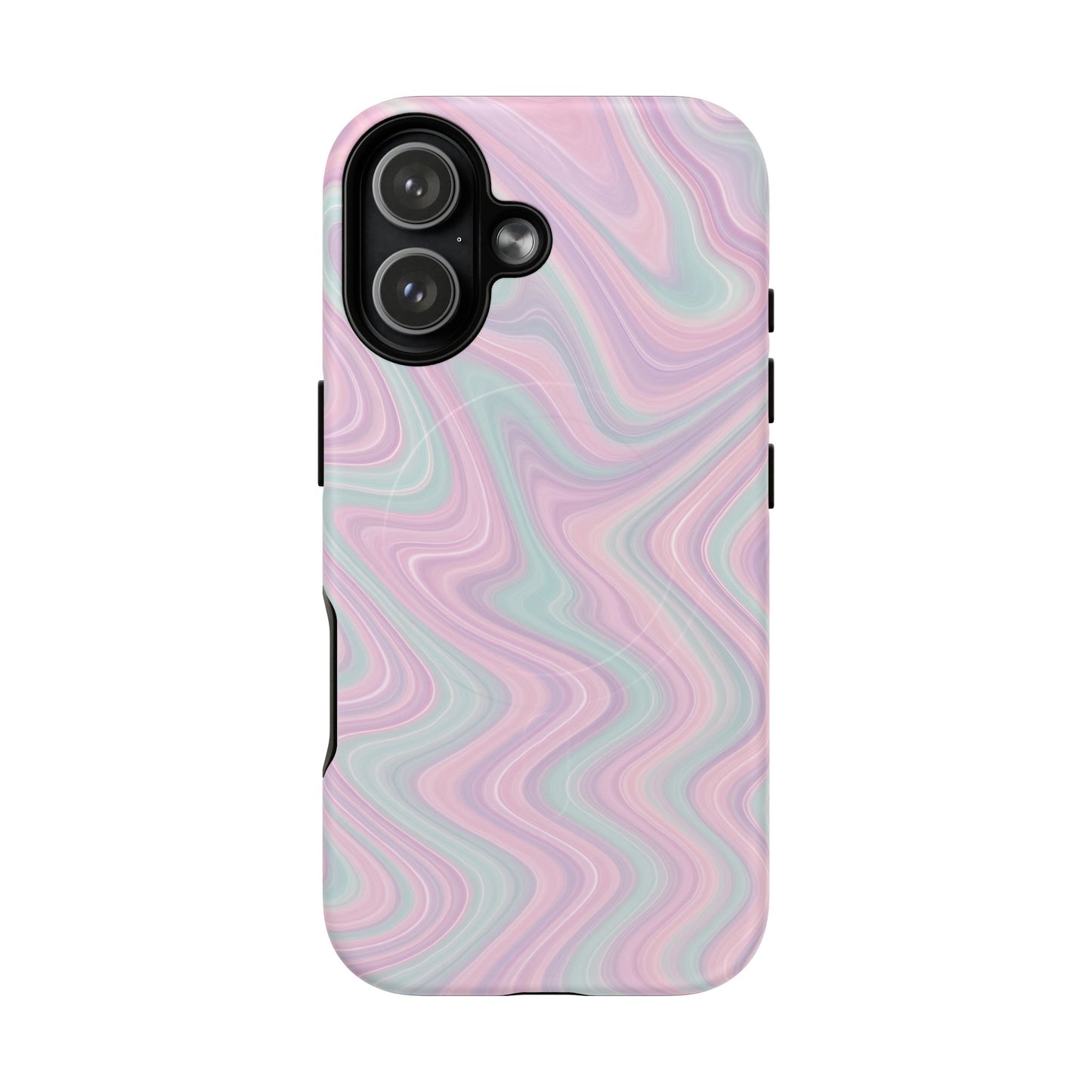 Colorful Marble Pastel Swirl iPhone Case | MagSafe