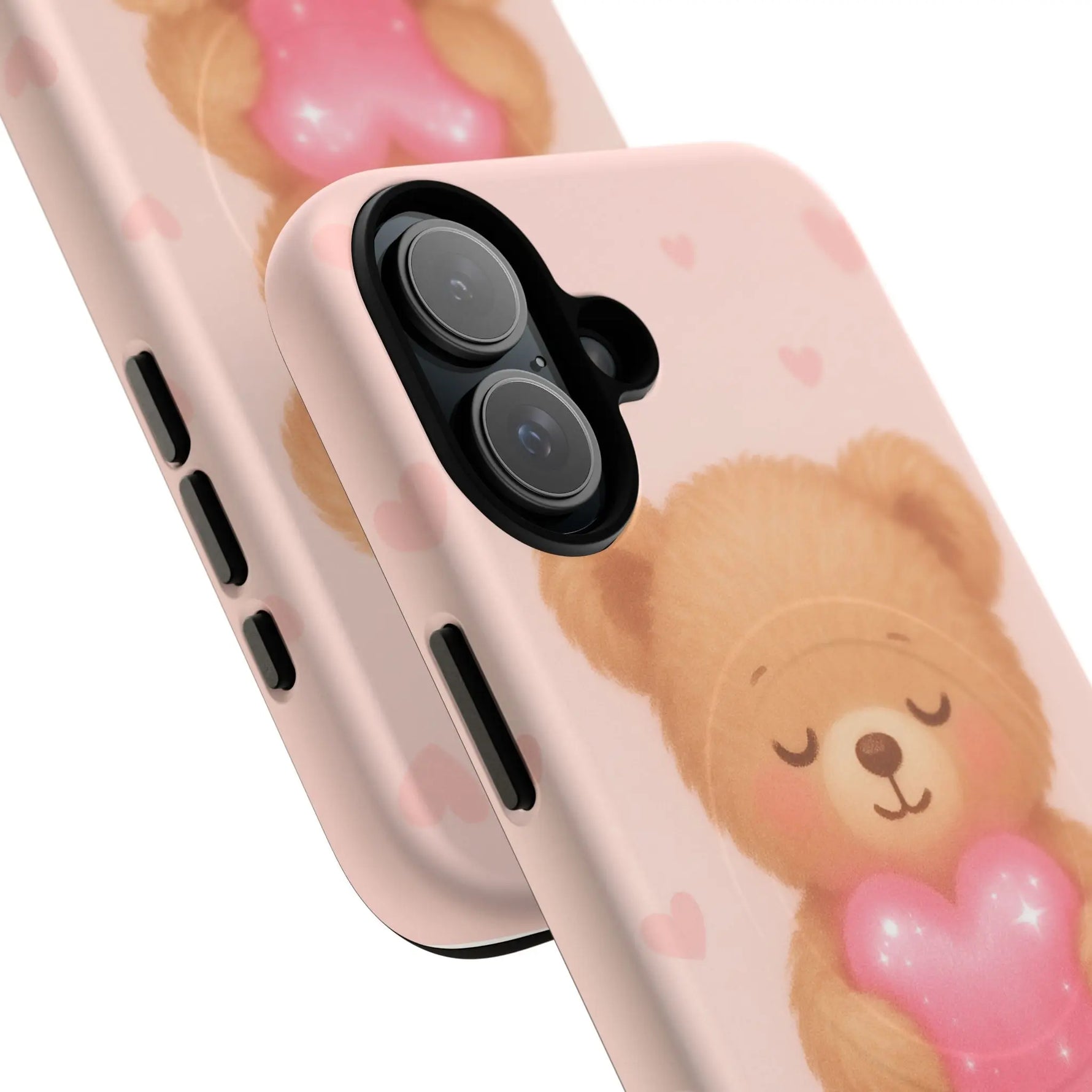 Heart Hug Teddy Bear iPhone Case – with MagSafe  Shamo's