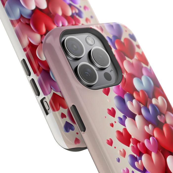 Shamo's Phone Case | MagSafe Compatible | Love Hearts Theme for iPhone 17 and more