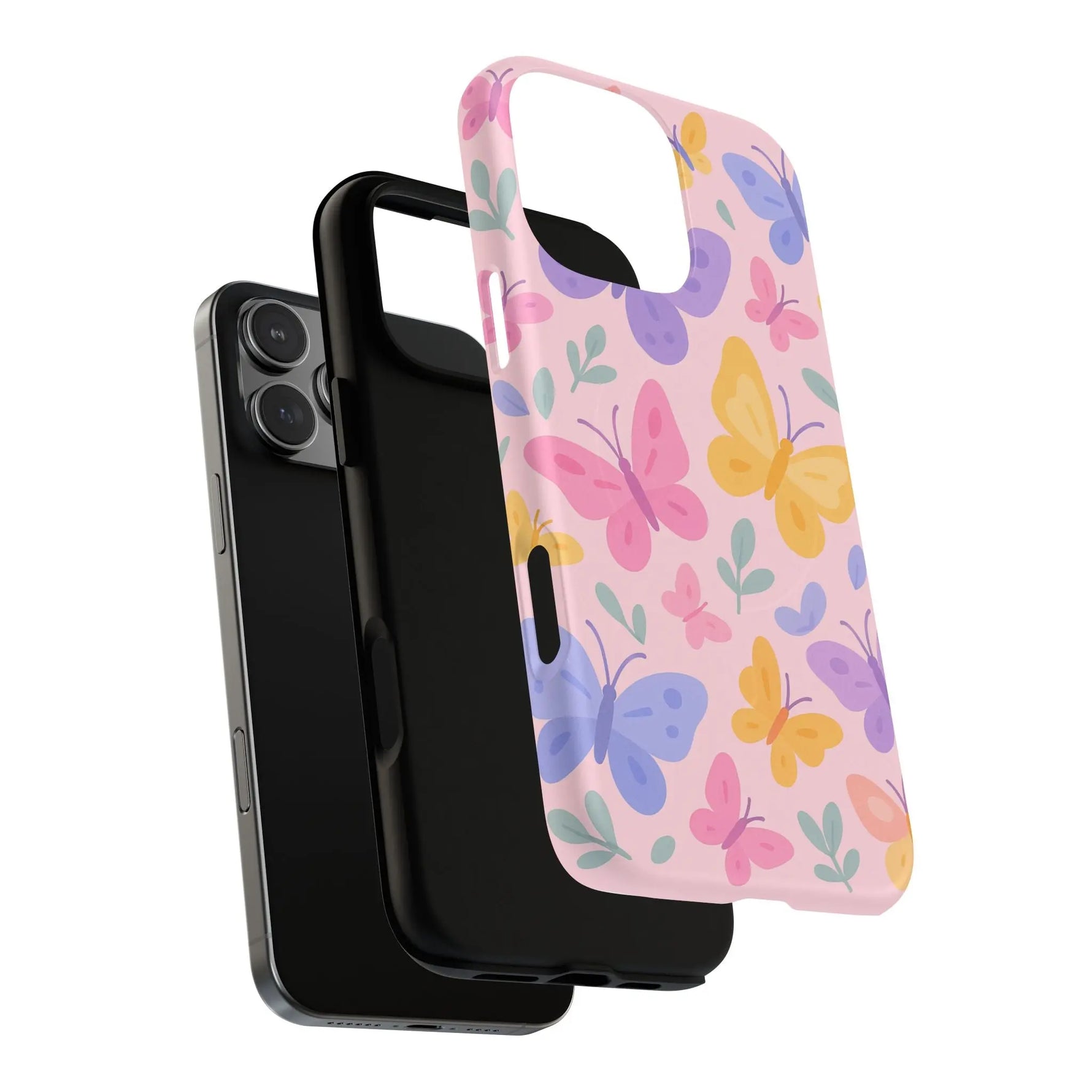 Butterfly Pattern Compatible with MagSafe Tough Magnetic Phone Case - Shamo's