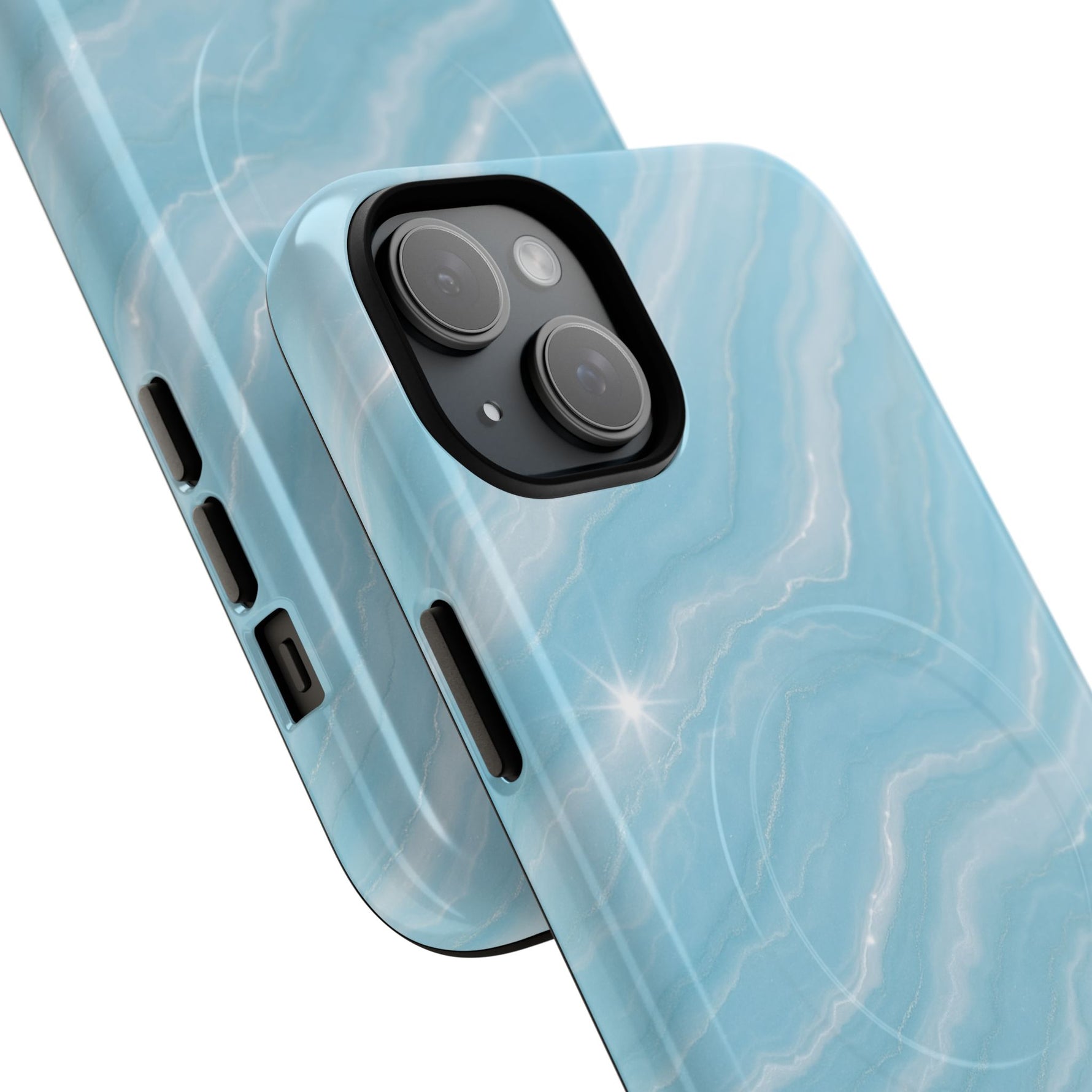 Sky Glow Marble iPhone Case with MagSafe - Shamo's