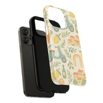 Italian Summer Drawing  iPhone Case — Lemon & Vespa Pattern Tough MagSafe Case  Shamo's