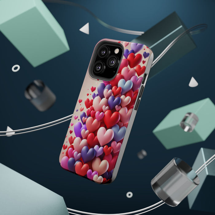 Shamo's Phone Case | MagSafe Compatible | Love Hearts Theme for iPhone 17 and more