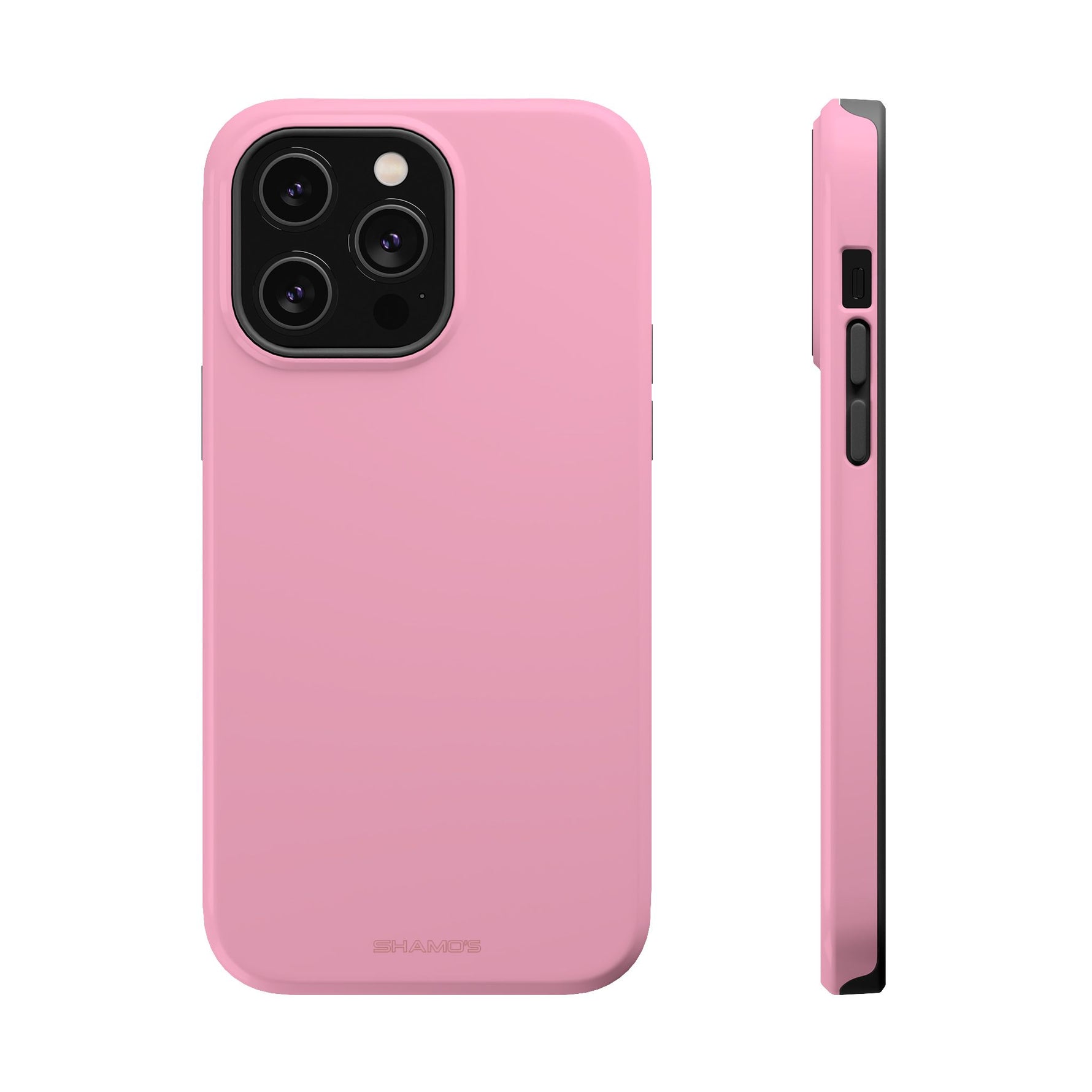 Cotton Candy Pastel Pink Impact-Resistant Phone Case | Slim Protective MagSafe-Compatible Cover