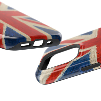MagSafe Tough iPhone Case — UK Flag Magnetic Impact-Resistant Design  Shamo's