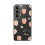 Sweet Love Strawberry Clear iPhone Case | MagSafe - Shamo's
