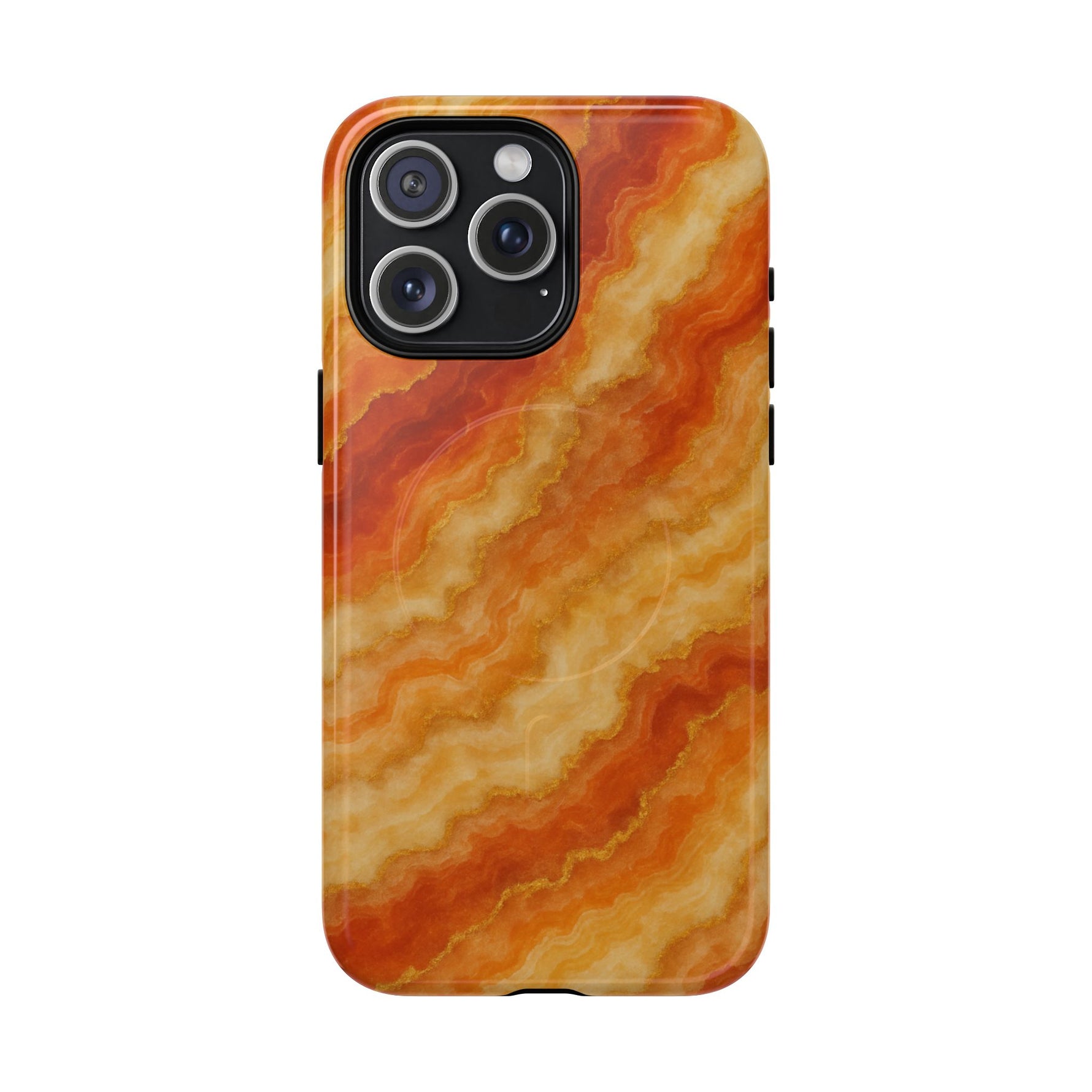 Amber Agate Marble iPhone Case with MagSafe - Shamo's