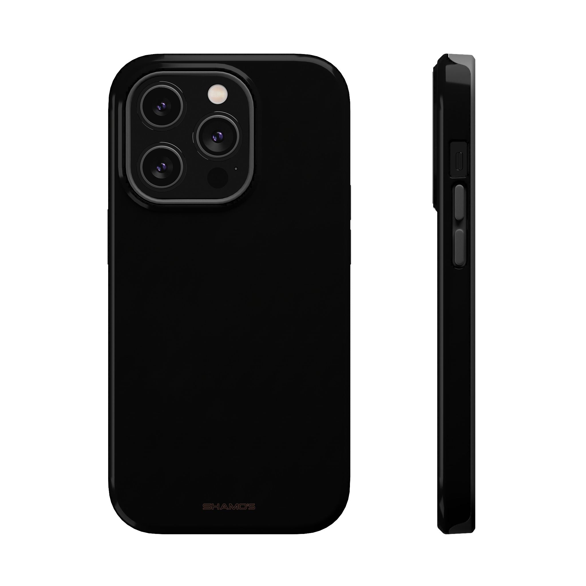 Eerie Black MagSafe Compatible Slim Impact-Resistant iPhone Case - iPhone 14 Pro / Glossy - Shamo's