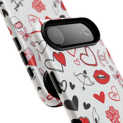 Love Doodle Tough iPhone Case (MagSafe compatible)