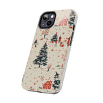 Winter Village Holiday Tough iPhone Case — Vintage Holidays & Snow Scene  Shamo's