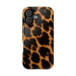 Leopard Print Impact-Resistant iPhone Case with MagSafe Compatibility  Shamo's iPhone 17 / Glossy