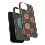 Floral Vintage Rose Magnetic Impact iPhone Case with MagSafe  Shamo's