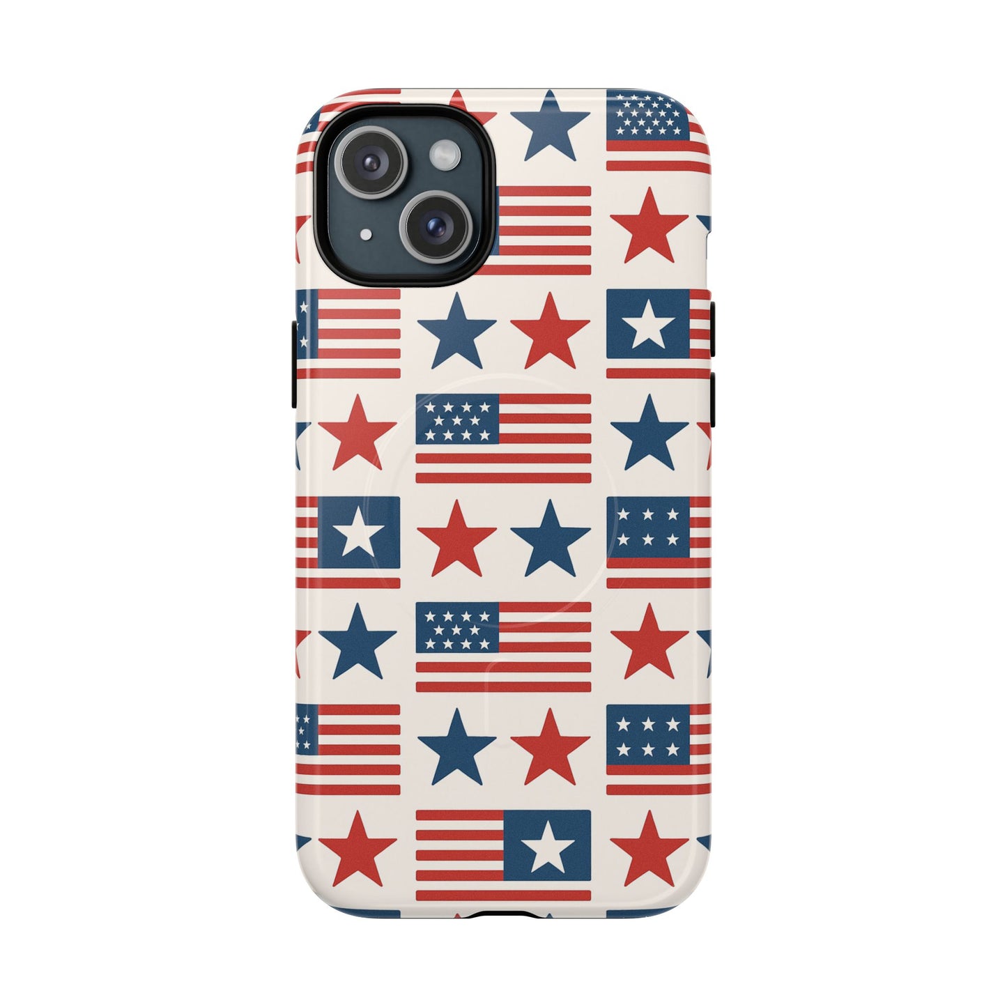 Patriotic American Flag iPhone Case | MagSafe