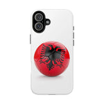 Tough Phone Cases with Albanian soccer flag - Shamo's