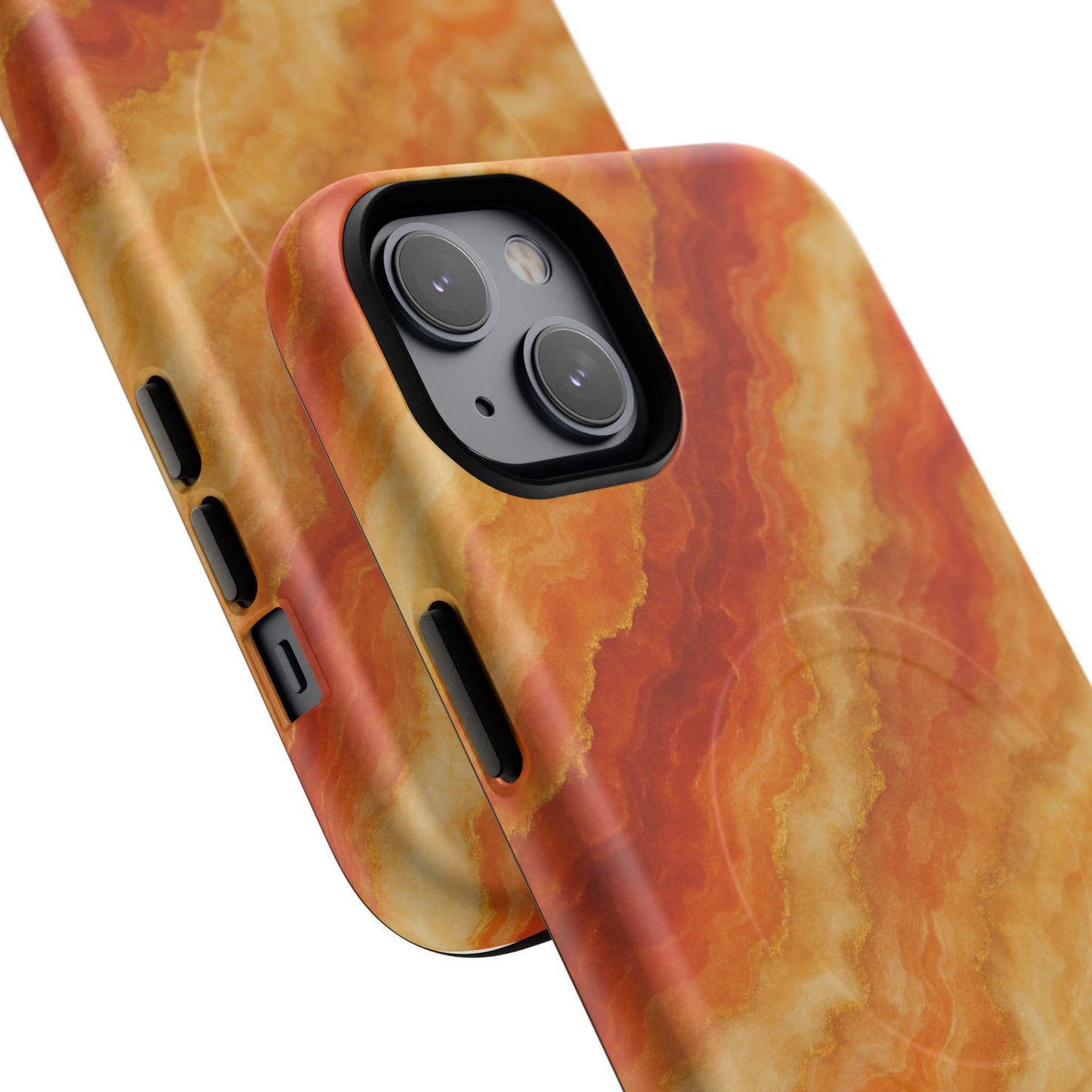 Amber Agate Marble iPhone Case with MagSafe