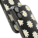 Clear Daisy Floral Phone Case, Impact-Resistant, Anti-Yellowing, Camera & Screen Protection - iPhone 17 / Without gift packaging - Shamo's