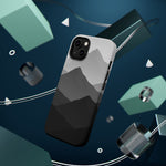 Monochrome Mountain Design iPhone Case | MagSafe  Shamo's