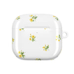 AirPods Case, French Petite Yellow Floral Protective Cover