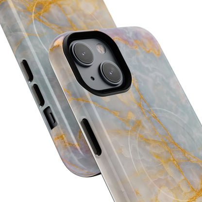 Marble Gold Vein iPhone Case (MagSafe Compatible)