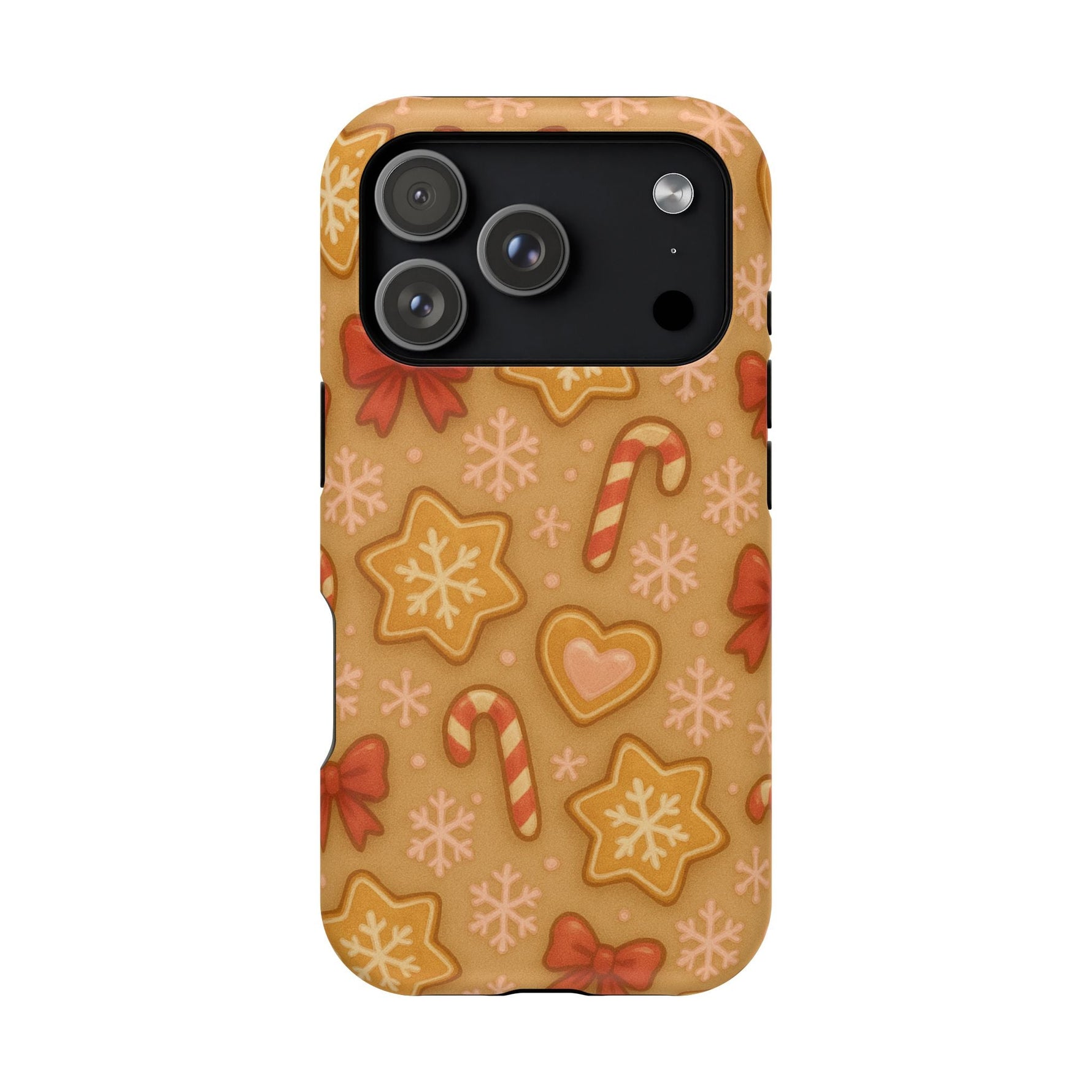 Candy Cane & Gingerbread Holiday iPhone Case — Impact-Resistant  Shamo's iPhone 17 Pro / Matte / Without gift packaging
