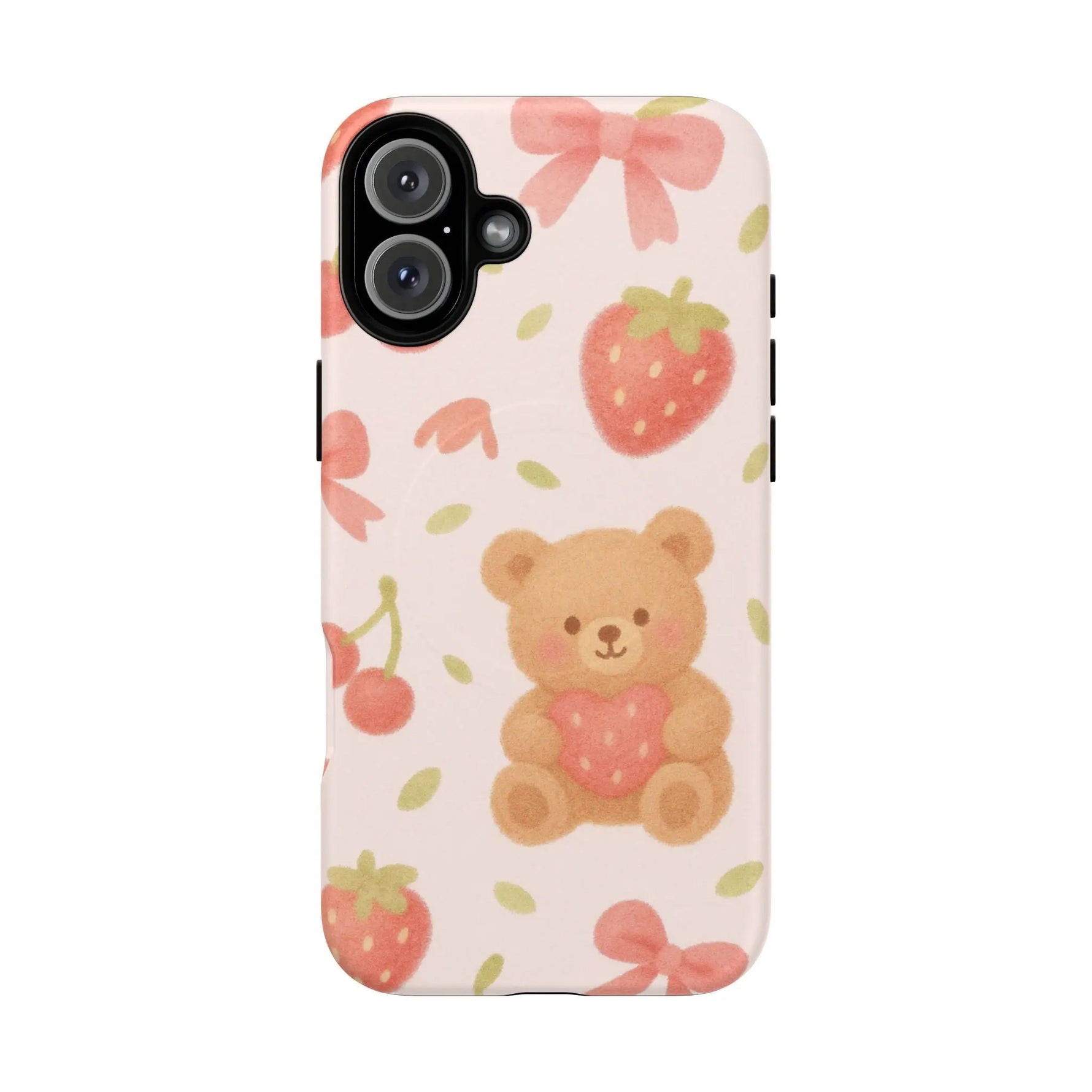Teddy Berry Basket Friends iPhone Case with MagSafe - Shamo's