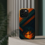 “Geometry of Becoming” Abstract iPhone MagSafe Case — Magnetic Impact-Resistant  Shamo's