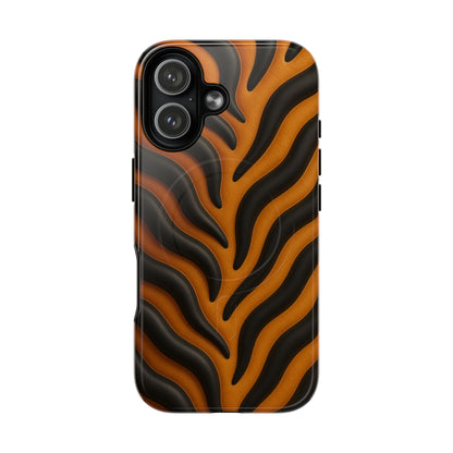 Fierce Tiger Striped iPhone Case - Works with MagSafe