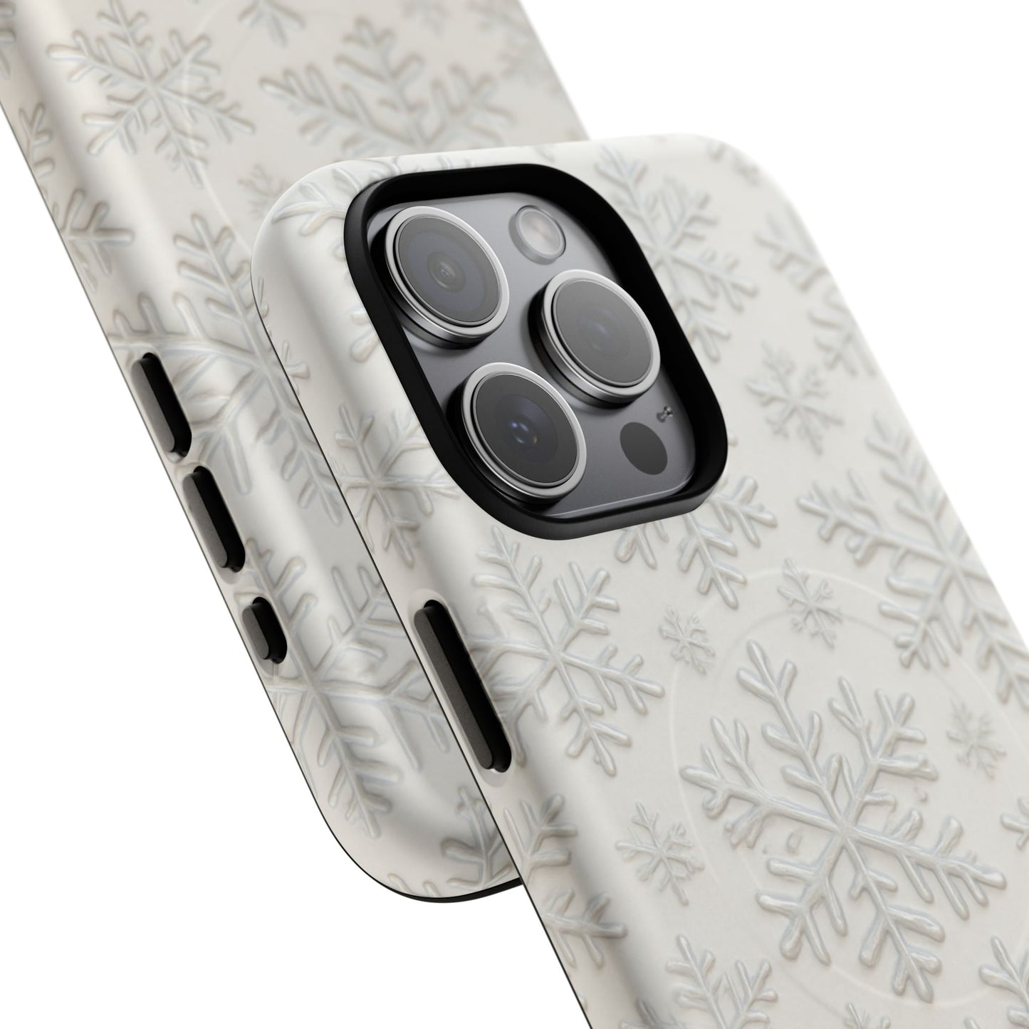 Snowflake Texture iPhone Case compatible with MagSafe - Shamo's