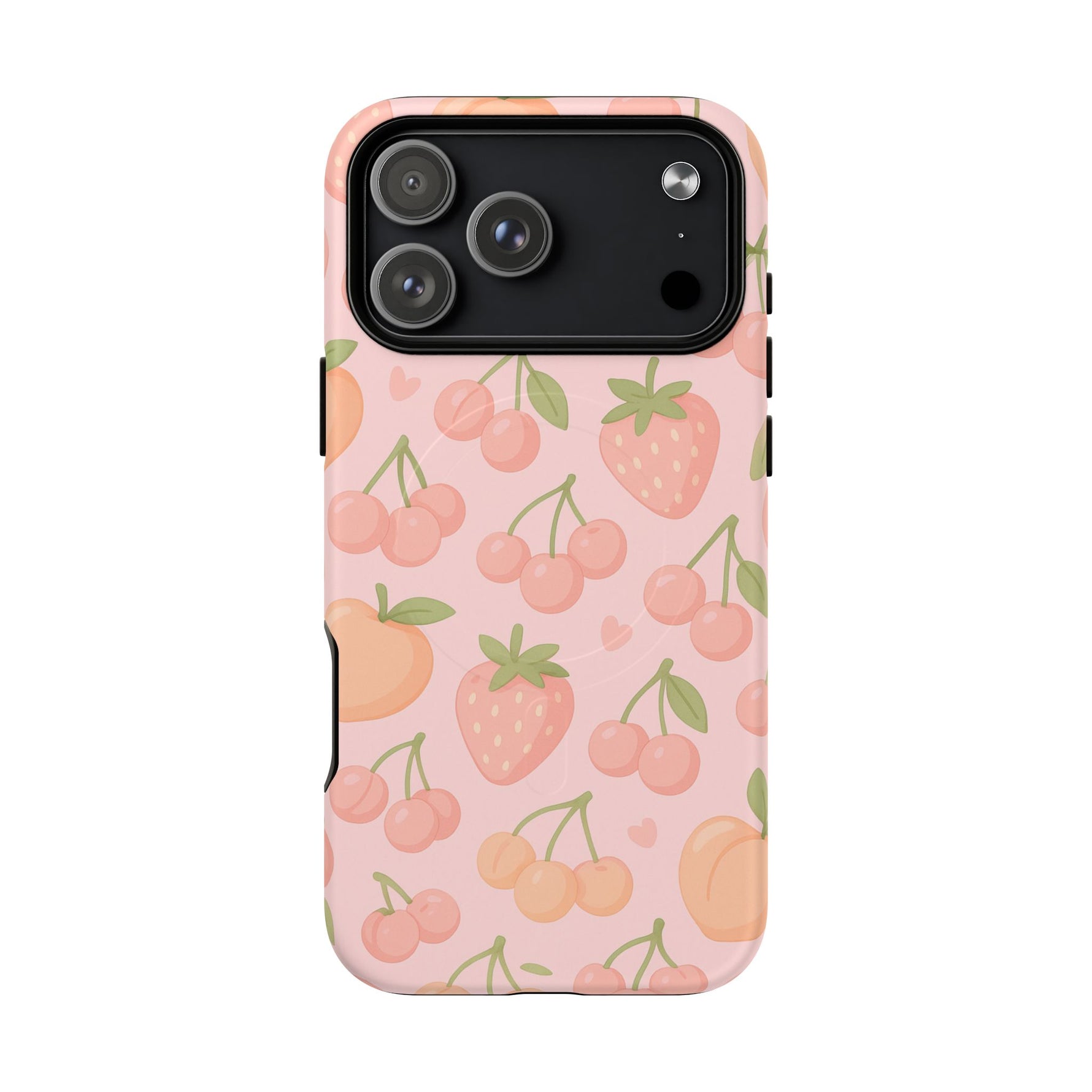 Cute Fruits iPhone Case - Colorful Cherry & Strawberry Design | MagSafe - Shamo's