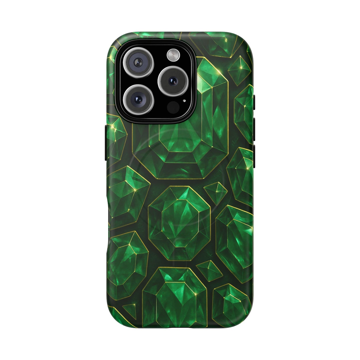 Luxury Series Emerald Gem iPhone Case with MagSafe - Shamo's