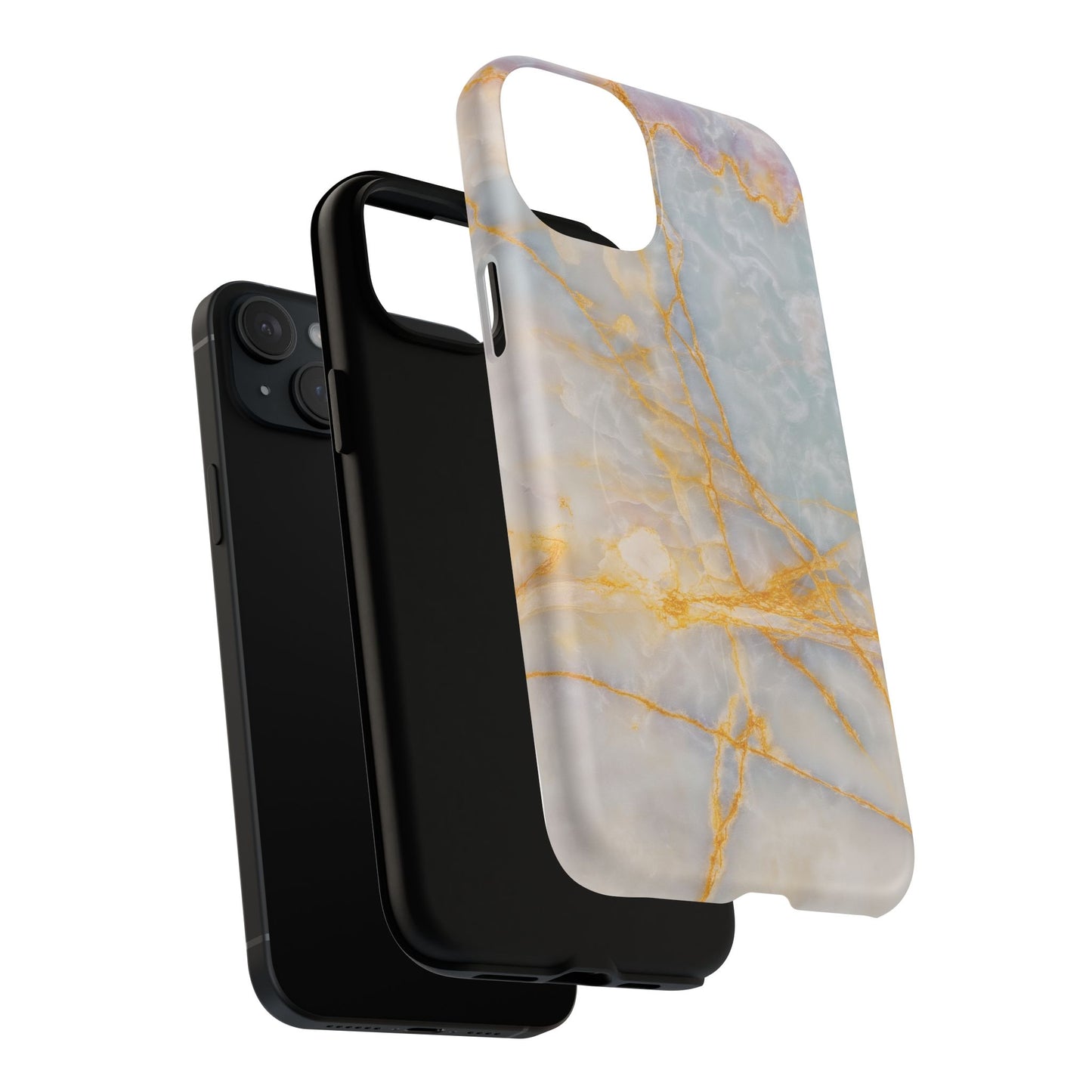 Marble Gold Vein iPhone Case (MagSafe Compatible)