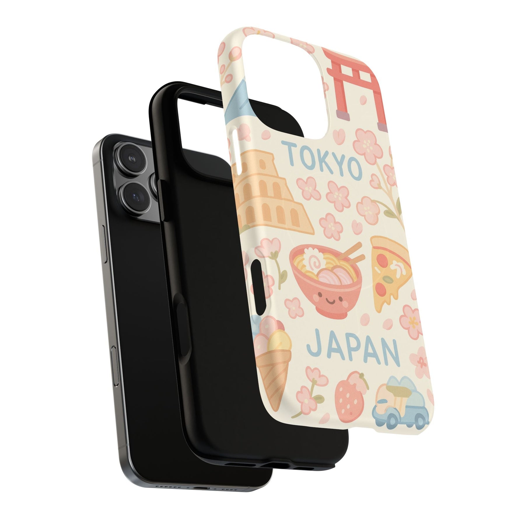 Tokyo Travel iPhone Case - Cute Japan Design | MagSafe  Shamo's