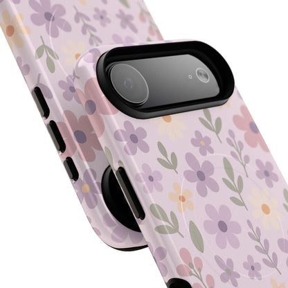 Floral Magnetic | Compatible with MagSafe Phone Case - Stylish and Durable Protection