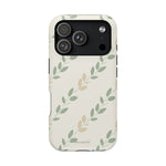 Eucalyptus Floral Laurel Magnetic Impact-Resistant Phone Case with MagSafe - iPhone 17 Pro / Matte - Shamo's