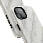 Classic White Marble iPhone Case with MagSafe - Shamo's