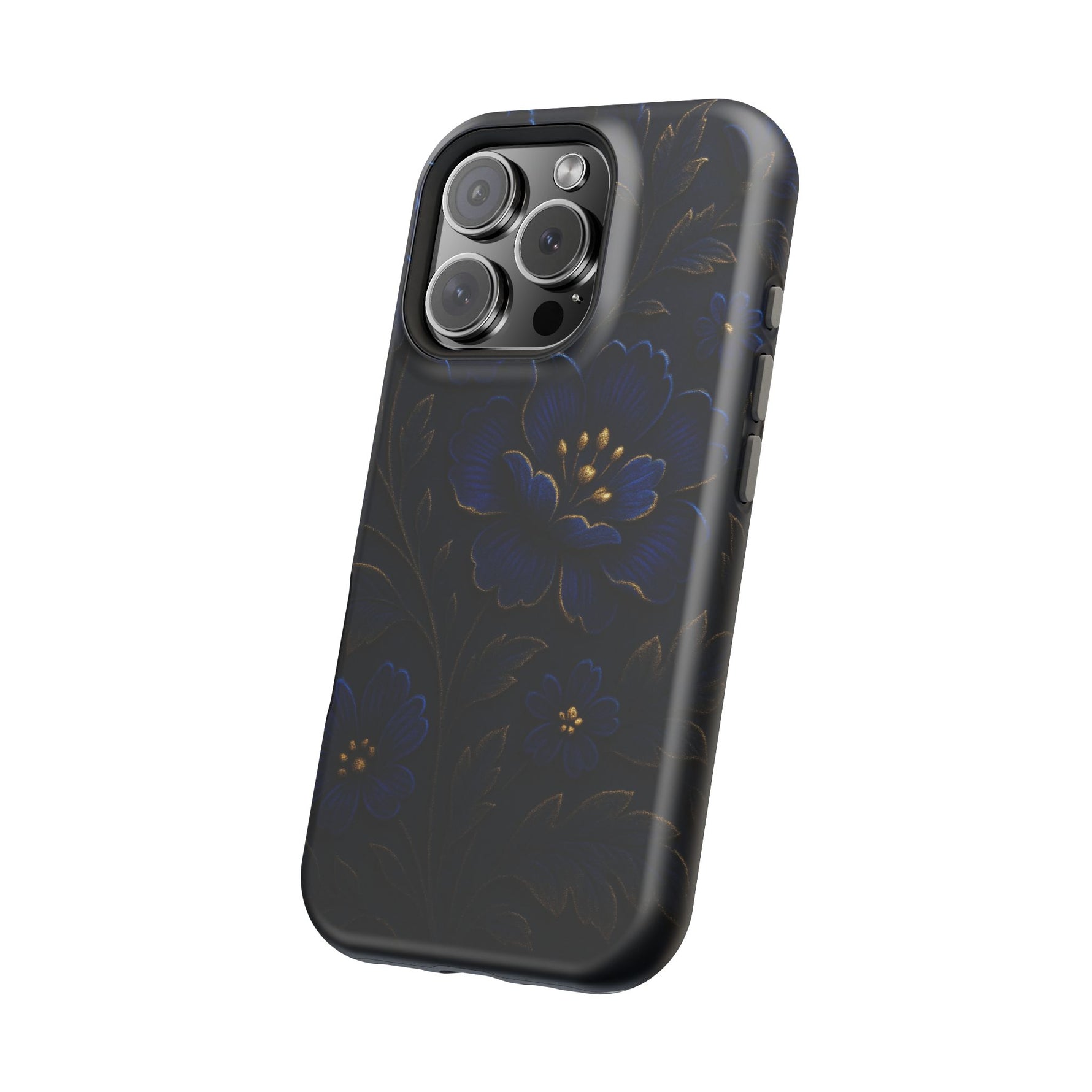 3D Velvet Night Flower iPhone Case | MagSafe - Shamo's