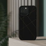 Black Geometric Design iPhone Case | MagSafe  Shamo's