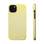 Baby Yellow Solid Color MagSafe Compatible Impact-Resistant Phone Case | Slim Protective Cover
