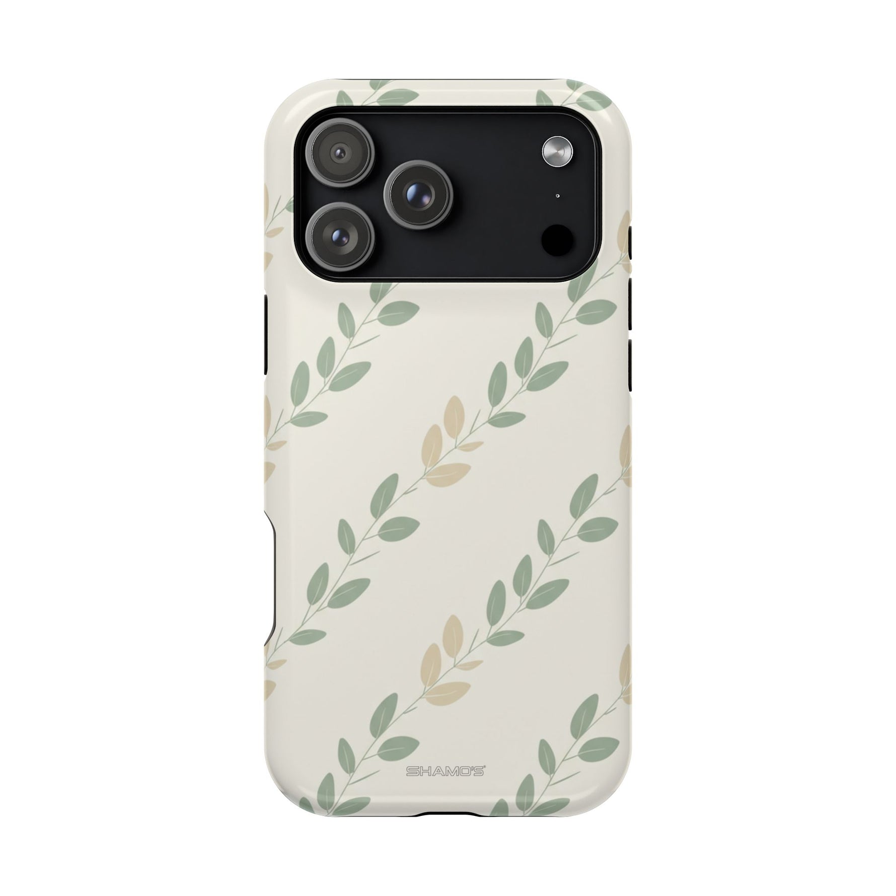 Eucalyptus Floral Laurel Magnetic Impact-Resistant Phone Case with MagSafe - iPhone 17 Pro Max / Glossy - Shamo's