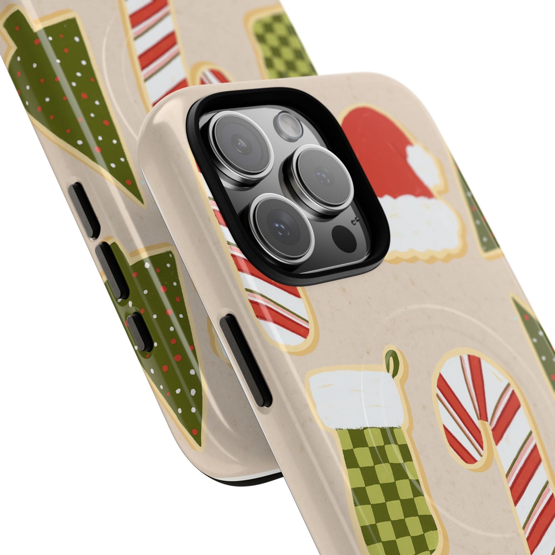 Festive Candy Cane Holiday iPhone Case | MagSafe  Shamo's