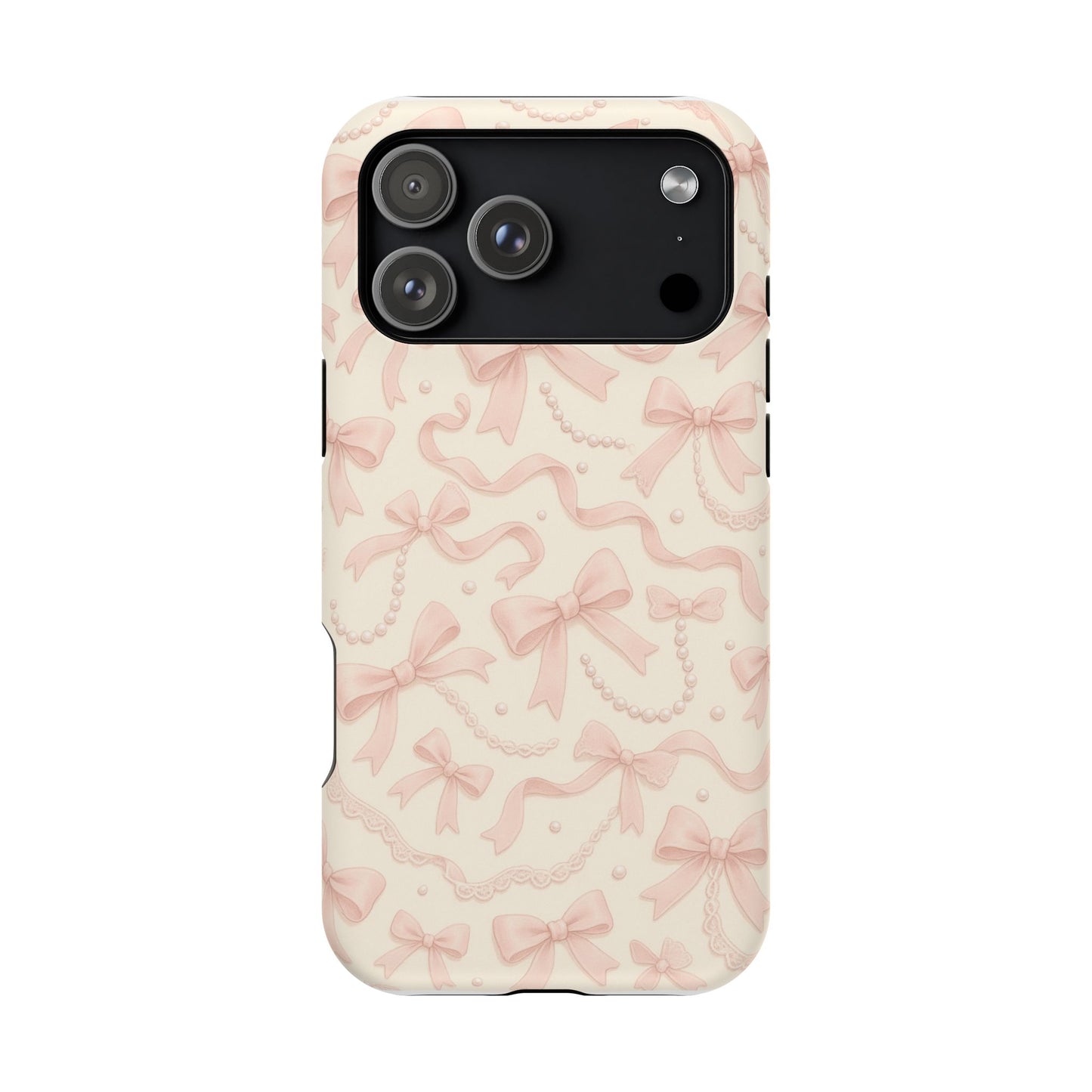 Coquette Bows Pattern iPhone Case | MagSafe