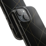 Black Geometric Design iPhone Case | MagSafe  Shamo's