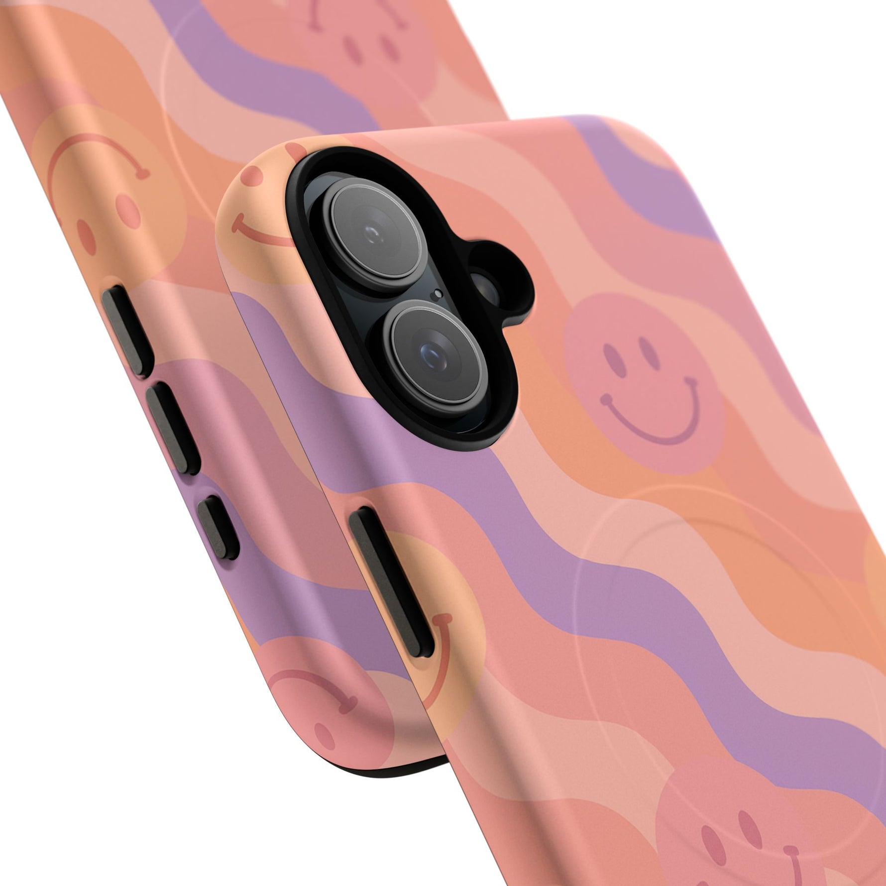 Groovy Smiley Faces Retro iPhone Case | MagSafe - Shamo's